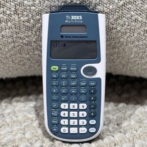 Texas Instruments TI-30XS MultiView Scientific Calculator Blue With Cover Works
